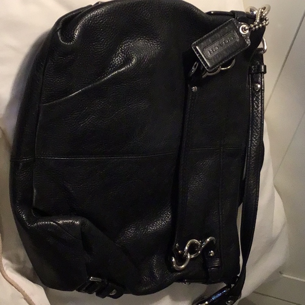 Black Leather Purses Coach